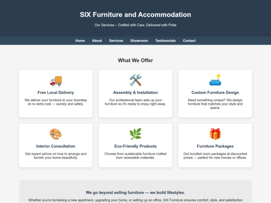 services screenshot