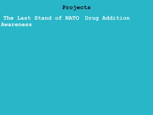 projects screenshot