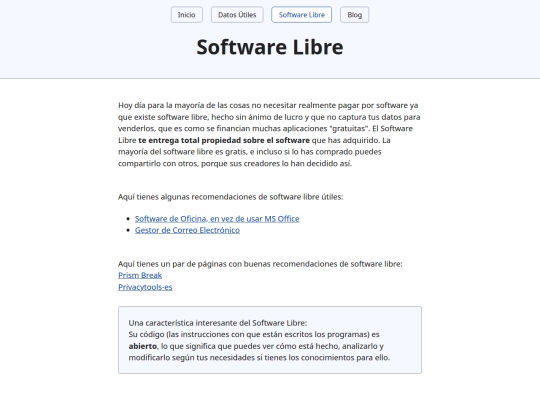 softwarelibre screenshot