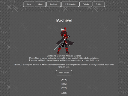 archive screenshot