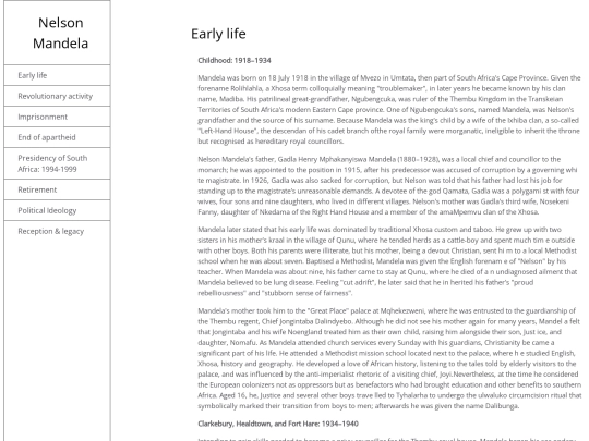 index screenshot