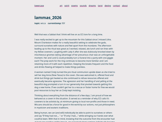 spirit/lammas_2026 screenshot