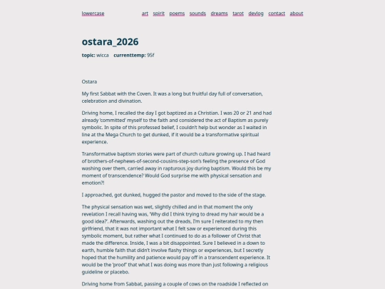 spirit/ostara_2026 screenshot