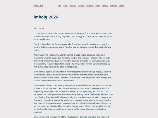 spirit_2/imbolg_2026 screenshot