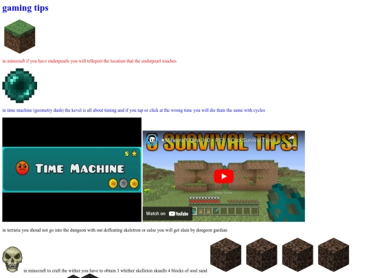 gamingtips screenshot