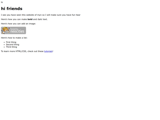 index screenshot
