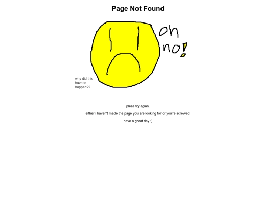 not_found screenshot