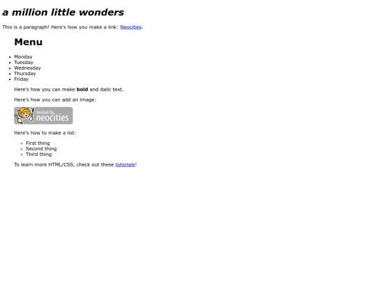 index screenshot