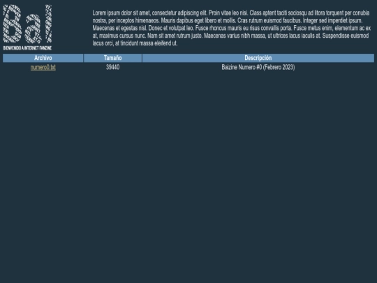 index screenshot