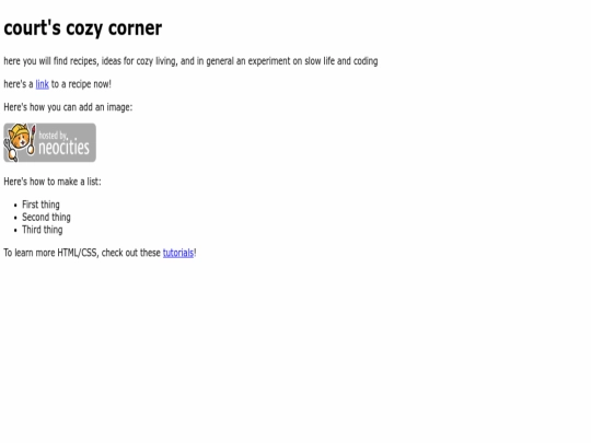 index screenshot