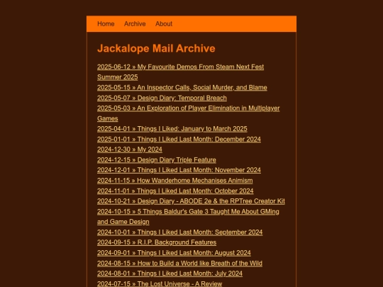 archive screenshot