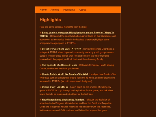 highlights screenshot