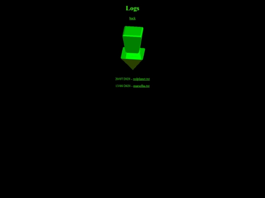 logs screenshot