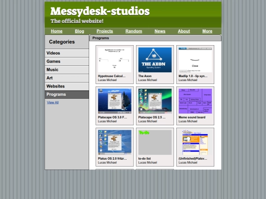 programs screenshot