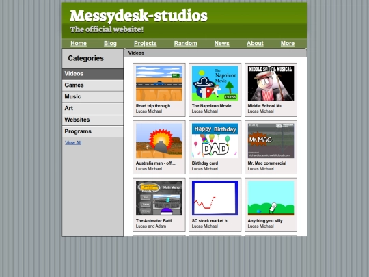 videos screenshot