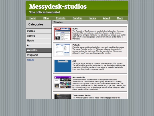websites screenshot