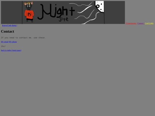 info screenshot