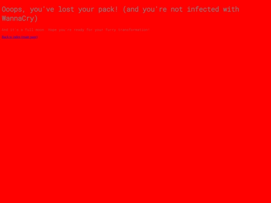 not_found screenshot