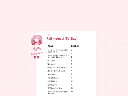 tls/misc/lyrics/fullmoon screenshot