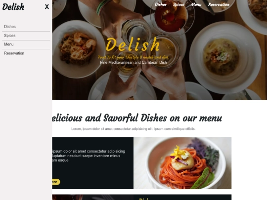 FoodBlogSite screenshot