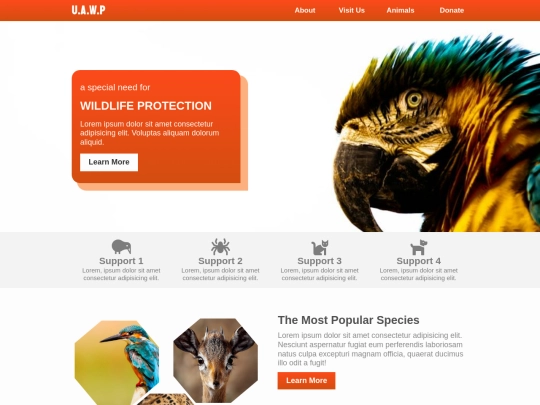 WildLife(FlexBox) screenshot