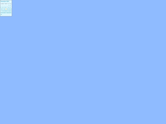calander screenshot