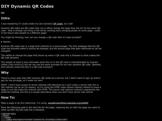 diy-dynamic-qr-codes screenshot