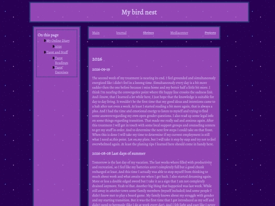 journal screenshot