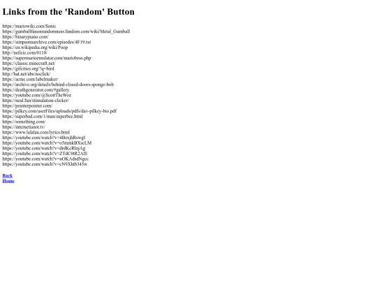 randomlinks screenshot