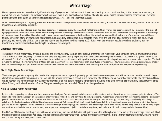 pregnancy-resources/miscarriage screenshot