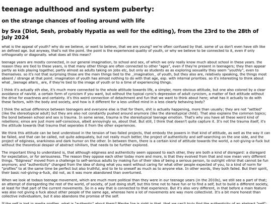 system-puberty screenshot