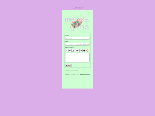 mensagens screenshot