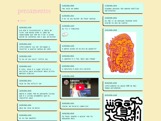 pensamentos screenshot