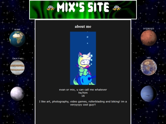 aboutme screenshot