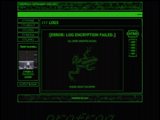 logs screenshot