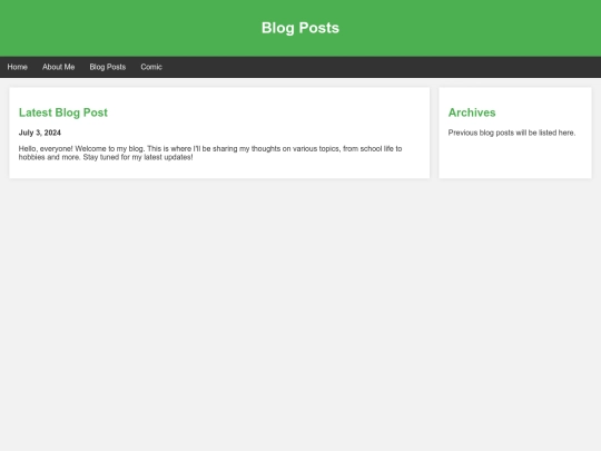 blog screenshot