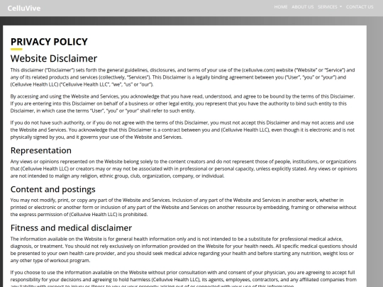 privacy-policy screenshot