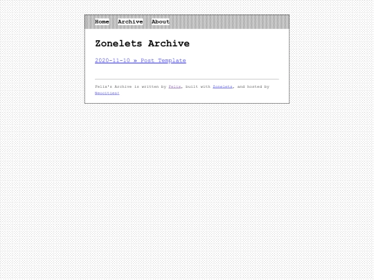 archive screenshot