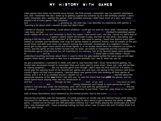 gamehistory screenshot