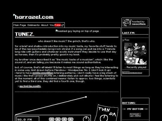 about/music screenshot