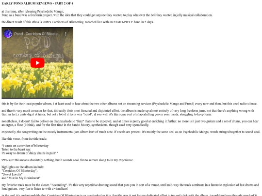 reviews/earlypondcorridorsofblissterday screenshot