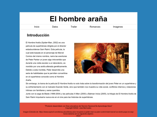 index screenshot