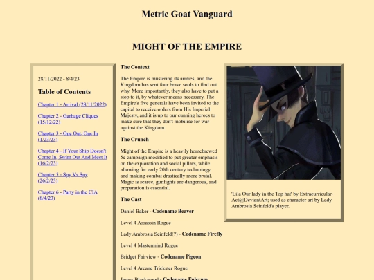 html/might-of-the-empire/table-of-contents screenshot
