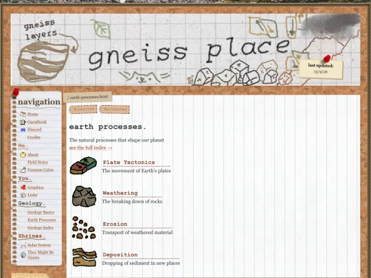 pages/index/geology/earthprocesses screenshot