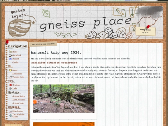 pages/index/geology/fieldnotes/bancrofttripaug2026 screenshot