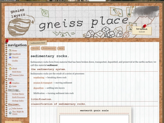 pages/index/geology/subpages/rocks/sedimentary screenshot