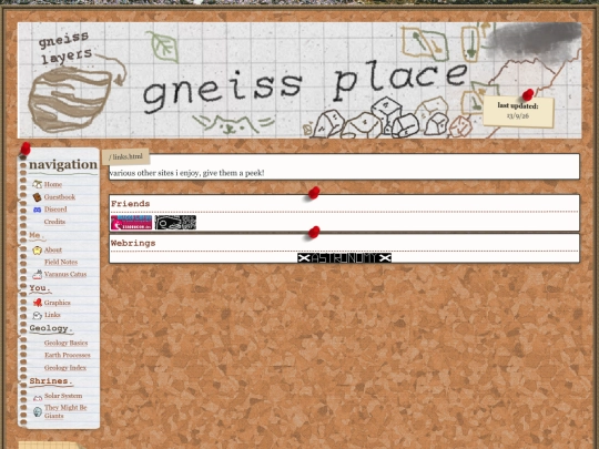pages/index/links screenshot