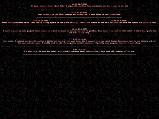 updates screenshot