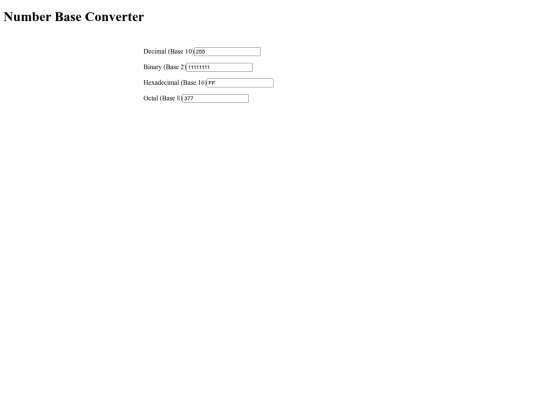 pages/base-converter screenshot