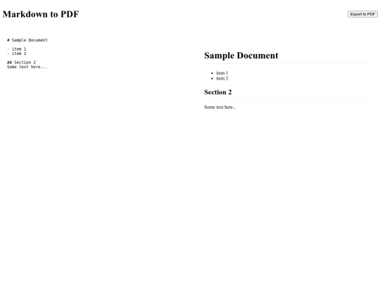 pages/markdown-pdf screenshot
